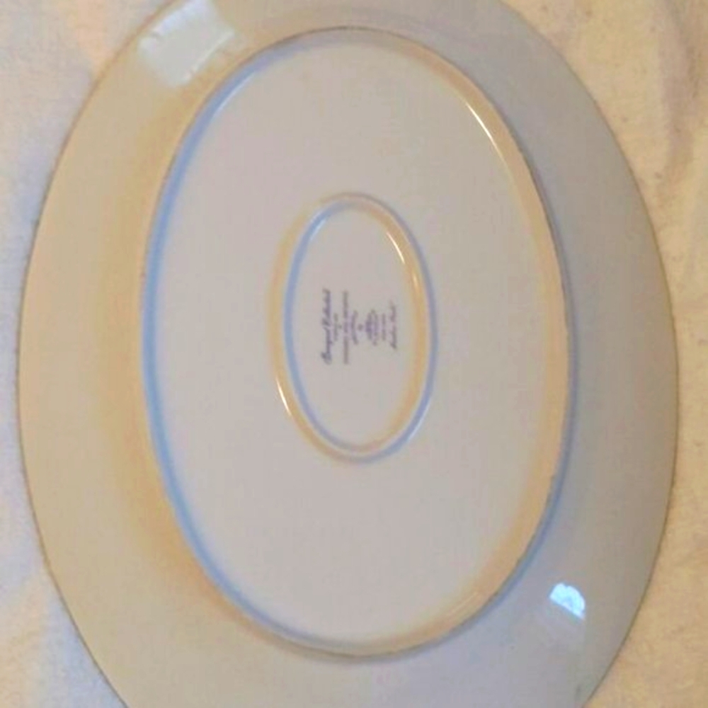 🔥Lenox Vtg. Platter Bouquet Collection Porcelain Imported Platter 14" X 10 - Picture 6 of 16